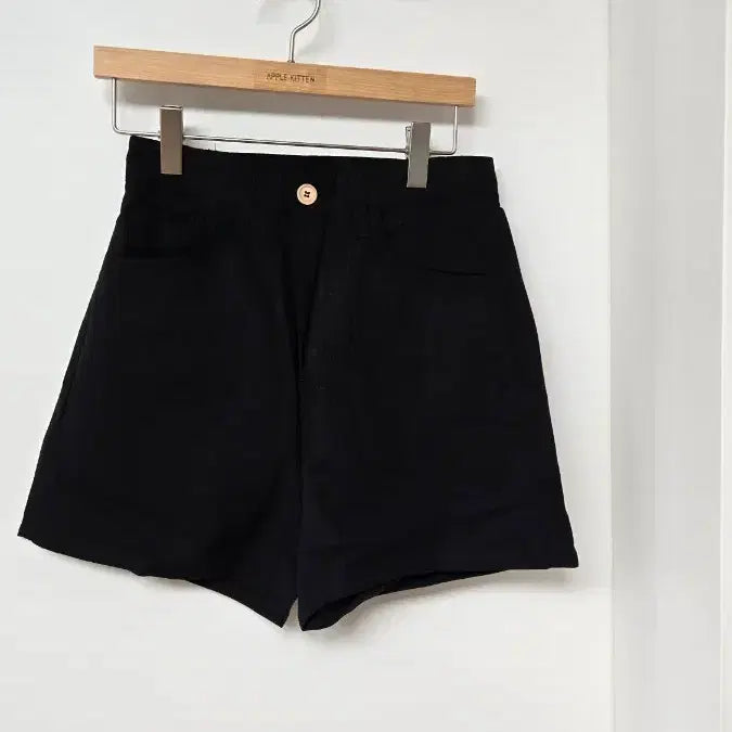 [BUNJANG] Linen Black Shorts / S싸이즈 린넨 블랙 반바지