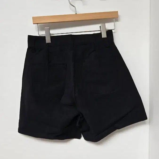 [BUNJANG] Linen Black Shorts / S싸이즈 린넨 블랙 반바지