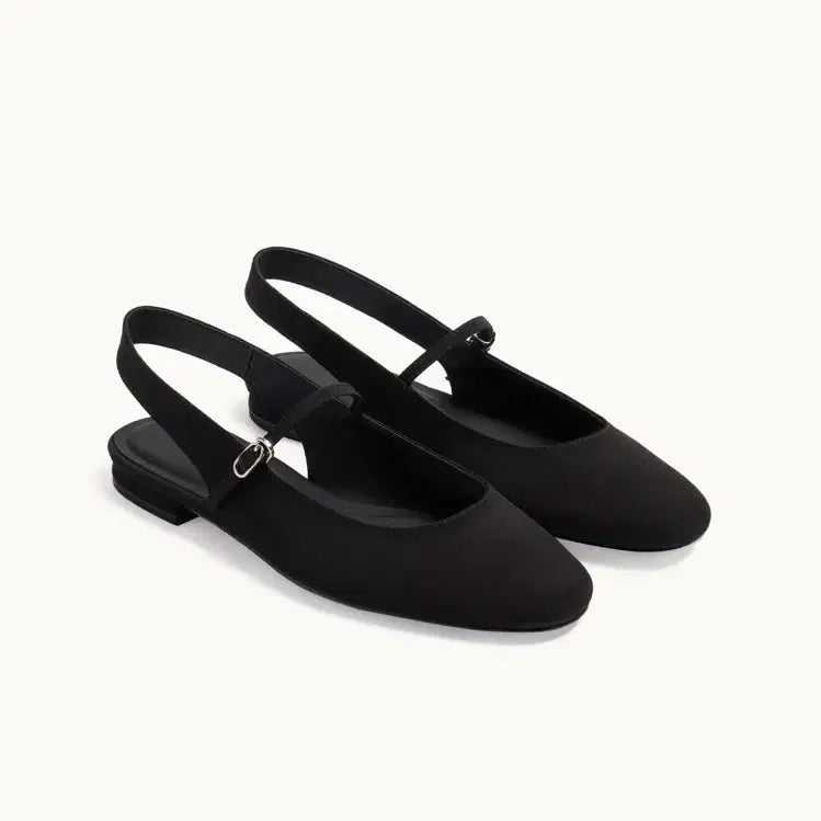 [BUNJANG] Essays Gaia Slingback Black Shoes / 에세이즈 가이아 슬링백 블랙 새상품 슈즈