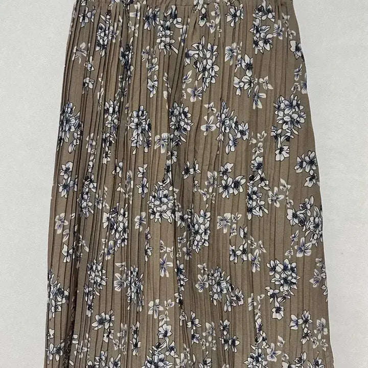 [BUNJANG] Floral Pleated Midi Skirt Set / 꽃무늬 플리츠 미디스커트 세트