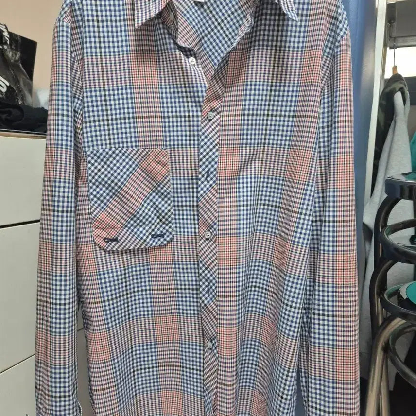 [SOLD OUT] 솔리드옴므 체크 셔츠 남방