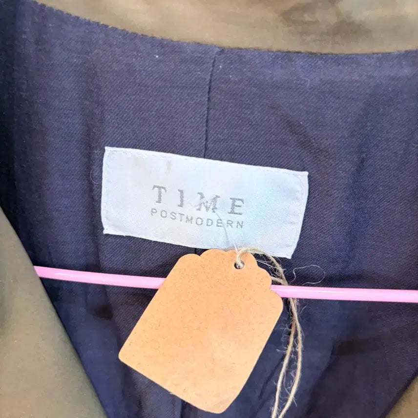 [BUNJANG] TIME Khaki Trench Coat / 한섬 TIME 카키색 여성 트렌치코트