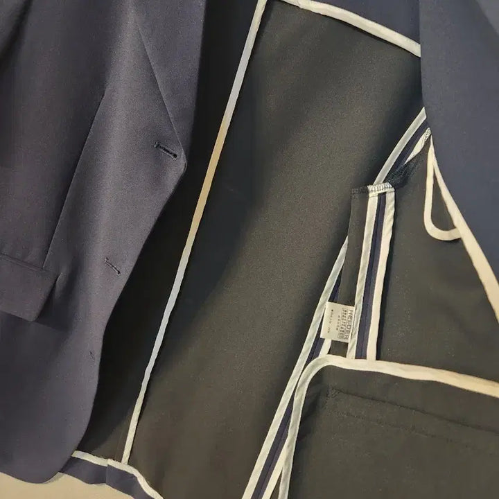 [BUNJANG] HELPER Navy Short Sleeve Jacket / HELPER 헬퍼 반팔 자켓 네이비