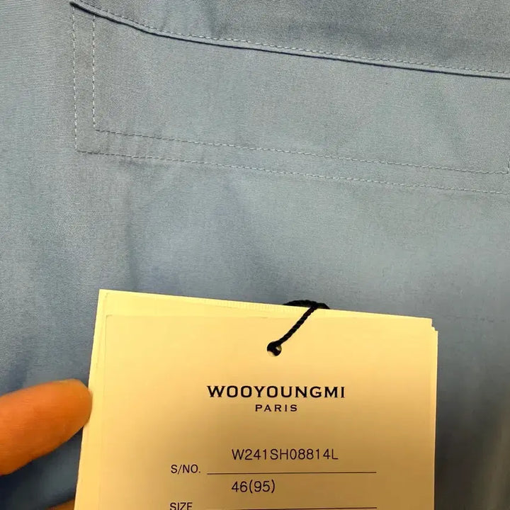 [BUNJANG] Wooyoungmi Blue Shirt / 24ss 우영미 블루셔츠 46사이즈 판매합니다