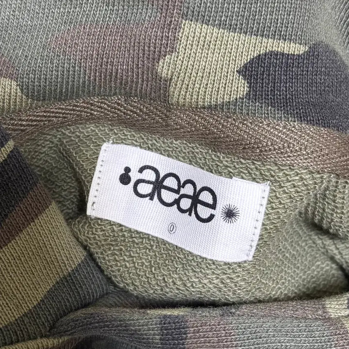 [BUNJANG] aeae Web Logo Hoodie Camo / aeae 웹 로고 후드티 카모