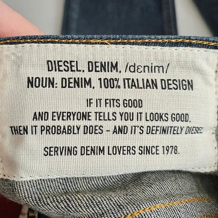 [BUNJANG] DIESEL Slim Fit Jeans / DIESEL 디젤 매장판 청바지(새제품)
