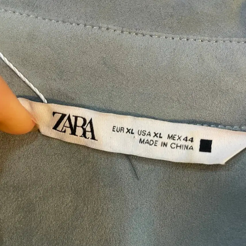 [BUNJANG] ZARA Suede Blouson Shirt Jacket / 자라 스웨이드 블루종 셔츠 자켓