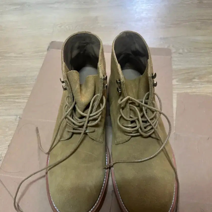 [BUNJANG] Lost Garden Field Boots Beige / 로스트가든 유니폼 필드부츠 베이지(43/280)