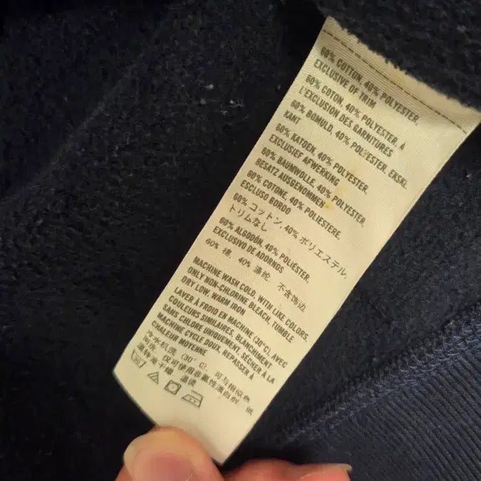 [BUNJANG] Hollister Navy Hooded Zip-up Jacket / 홀리스터 네이비 후드집업