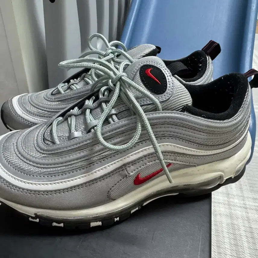 [BUNJANG] Nike Air Max 97 Silver Sneakers / 나이키 에어맥스97 실버 265 판매