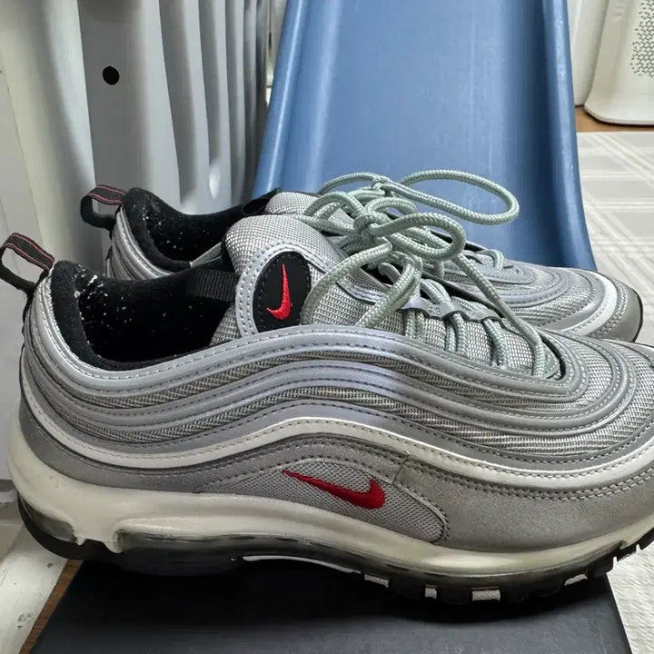 [BUNJANG] Nike Air Max 97 Silver Sneakers / 나이키 에어맥스97 실버 265 판매