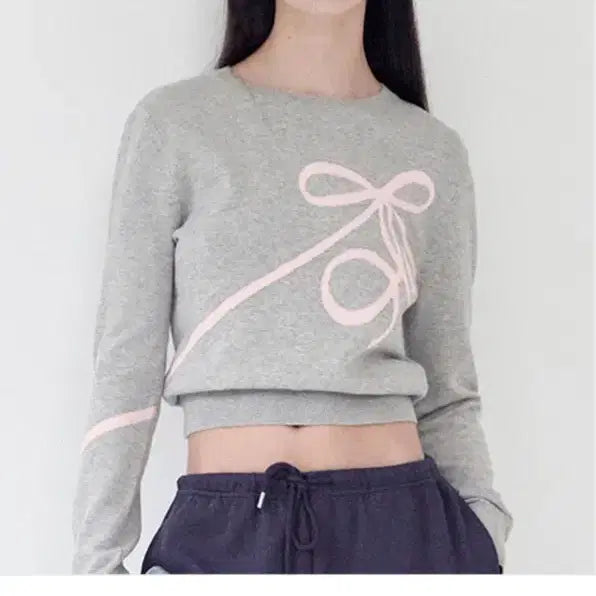 [BUNJANG] Kirsh 2024 Gray Thin Knit Sweater / 키르시 24년 그레이 얇은 니트