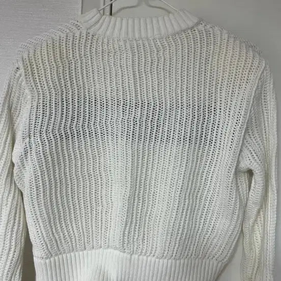 [BUNJANG] Unbranded White Dance Crop Knit Top / [옷정리/새상품] 화이트 DANCE 크롭 니트 / xs