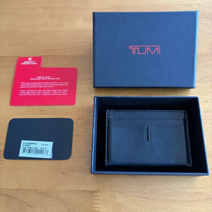 [BUNJANG] TUMI Chambers Slim Card Case - Saphir Care / [풀구성/S급] 투미(TUMI) 챔버스 슬림 카드 케이스 - 사피르 케어