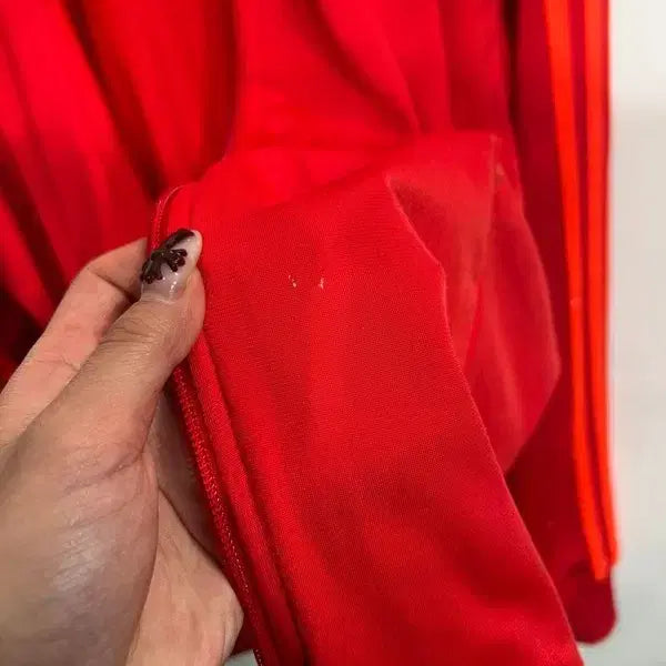 [BUNJANG] Adidas Firebird Track Top Jacket Red and Orange / 105 아디다스 파이어버드 트랙탑 져지 집업 빨주