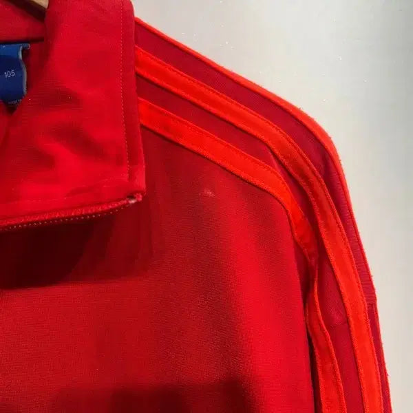 [BUNJANG] Adidas Firebird Track Top Jacket Red and Orange / 105 아디다스 파이어버드 트랙탑 져지 집업 빨주