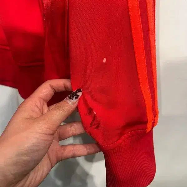 [BUNJANG] Adidas Firebird Track Top Jacket Red and Orange / 105 아디다스 파이어버드 트랙탑 져지 집업 빨주
