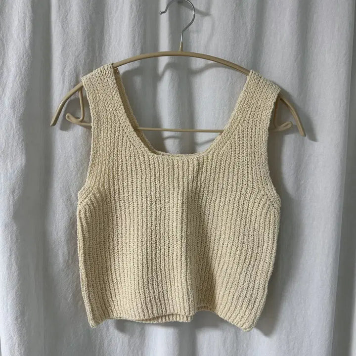 [BUNJANG] Knit Cami and Cardigan Set / [마지막 가격내림/새상품]니트 나시 가디건 세트