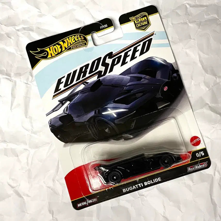 [BUNJANG] Hot Wheels Real Riders Bugatti Chase Car (Sealed) / (오늘만할인)핫휠 리얼라이더 부가티 체이스카 미개봉