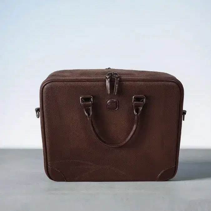 [BUNJANG] BRICS Brown Leather Briefcase / BRICS 브라운 가죽 서류 가방