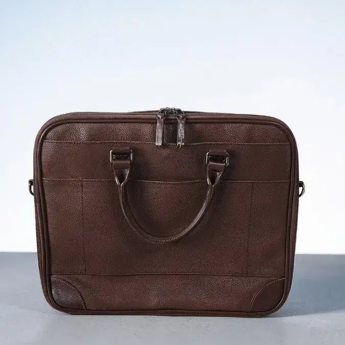 [BUNJANG] BRICS Brown Leather Briefcase / BRICS 브라운 가죽 서류 가방