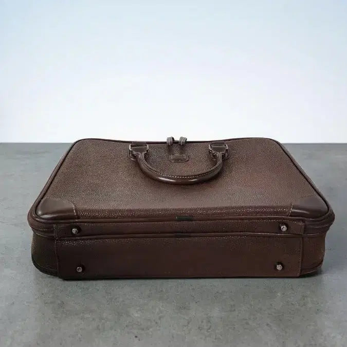 [BUNJANG] BRICS Brown Leather Briefcase / BRICS 브라운 가죽 서류 가방