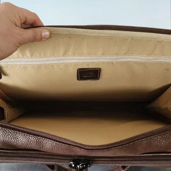 [BUNJANG] BRICS Brown Leather Briefcase / BRICS 브라운 가죽 서류 가방