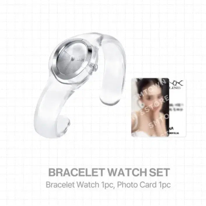 [BUNJANG] aespa Ningning Wristwatch with Photocard / 에스파 콘서트 엠디 팔찌 시계 닝닝 포카포함 양도