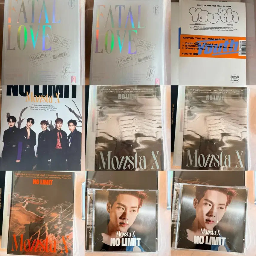 [BUNJANG] MONSTA X Album Bundle Set / 몬스타엑스 앨범 및 포카 일괄 정리