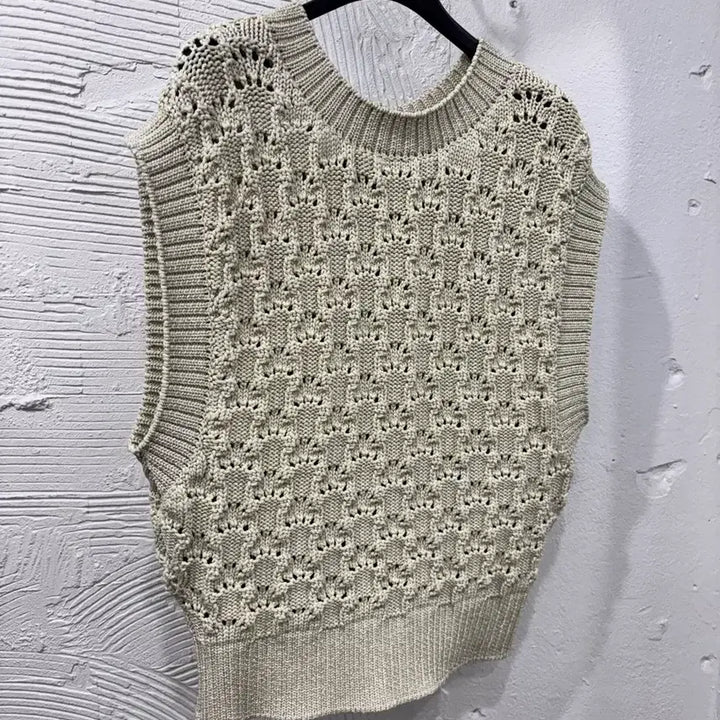 [BUNJANG] Lanvin Green Knit Vest / 랑방 연그린 니트 베스트