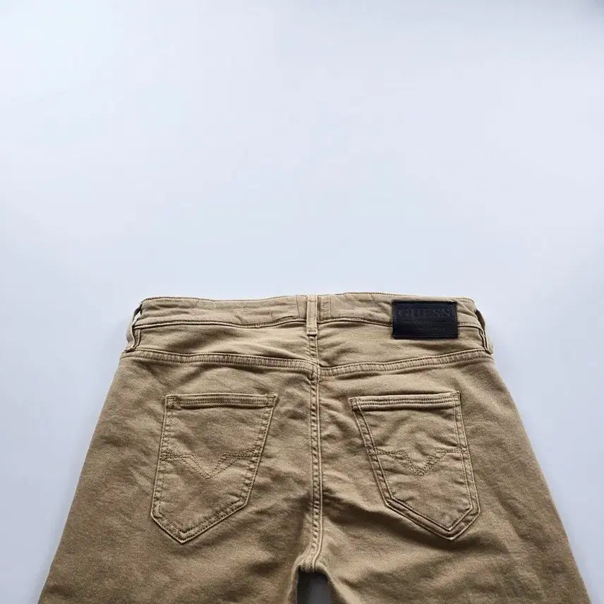 [SOLD OUT] 게스 청바지 슬림 베이지 스판 데님 사이즈32 R5286