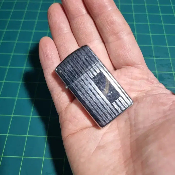 [BUNJANG] Zippo Slim Engine Turn Stripe Oil Lighter / ZIPPO 슬림 엔진 턴 스트라이프 지포 오일 라이터