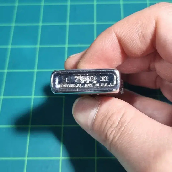 [BUNJANG] Zippo Slim Engine Turn Stripe Oil Lighter / ZIPPO 슬림 엔진 턴 스트라이프 지포 오일 라이터