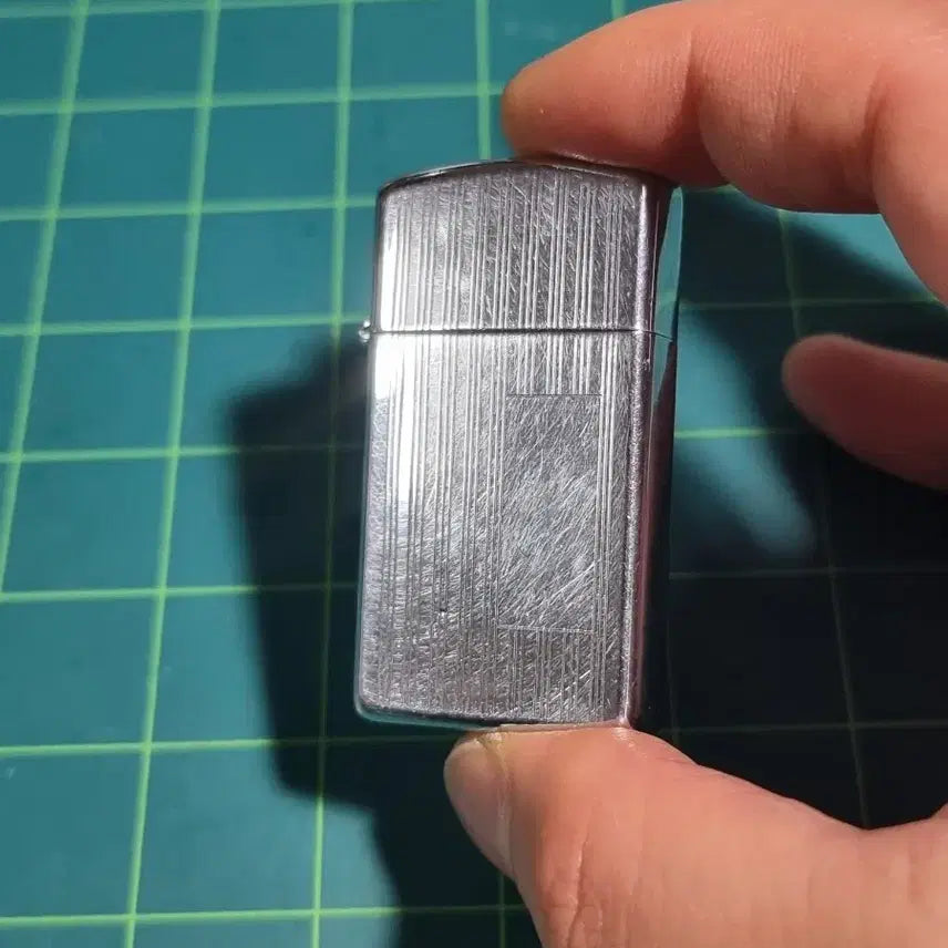 [BUNJANG] Zippo Slim Engine Turn Stripe Oil Lighter / ZIPPO 슬림 엔진 턴 스트라이프 지포 오일 라이터