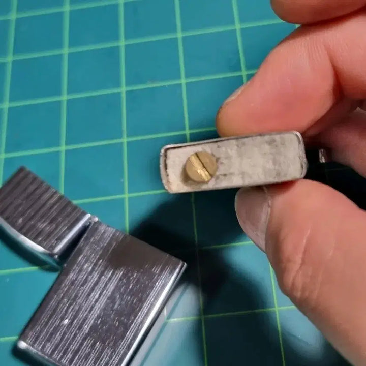 [BUNJANG] Zippo Slim Engine Turn Stripe Oil Lighter / ZIPPO 슬림 엔진 턴 스트라이프 지포 오일 라이터