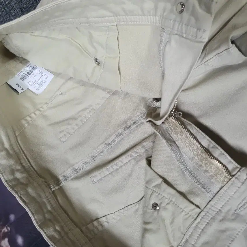 [BUNJANG] IZZAT BABA Beige Summer Loose Fit Cotton Pants / IZZAT BABA베이지 여름 배기  면바지  택배비포함가
