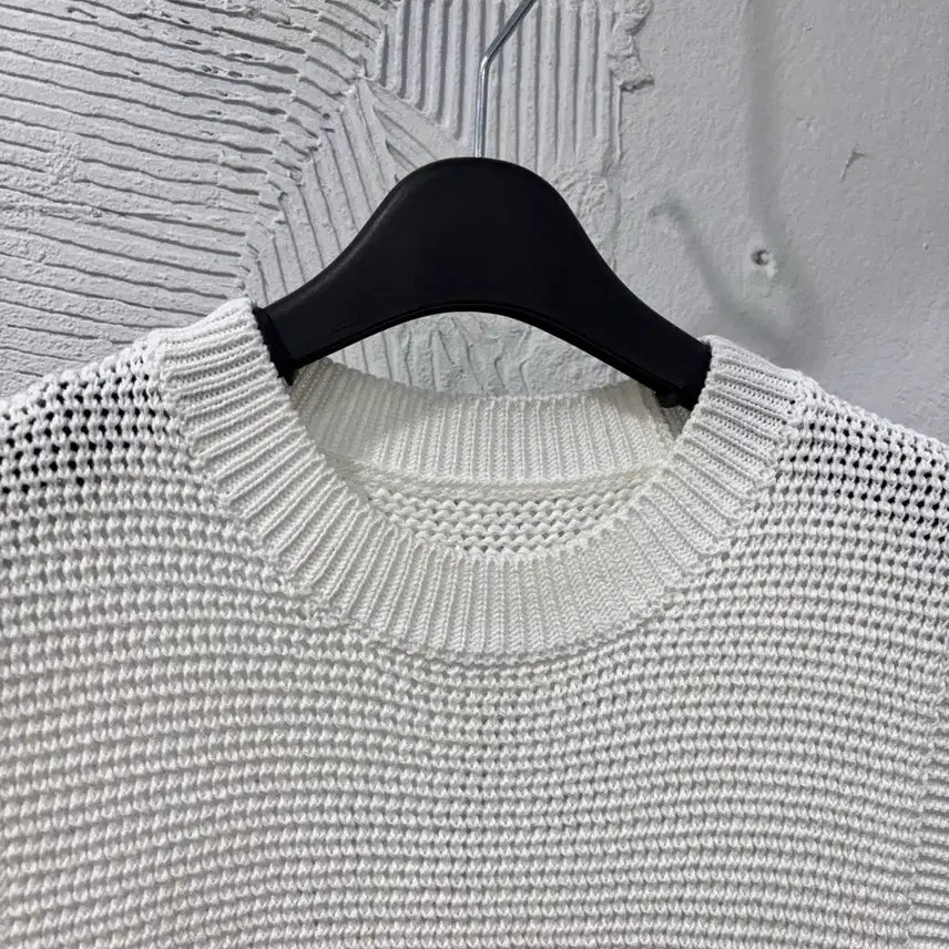 [BUNJANG] Trimming Bird Ivory Knit Vest / 트리밍버드 니트 베스트