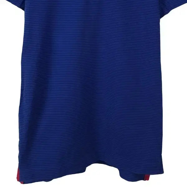 [BUNJANG] Nike Barcelona Striped Henley Long Sleeve T-shirt Navy / 나이키 바르셀로나 스트라이프 헨리넥 롱 반팔티 네이비 M20220
