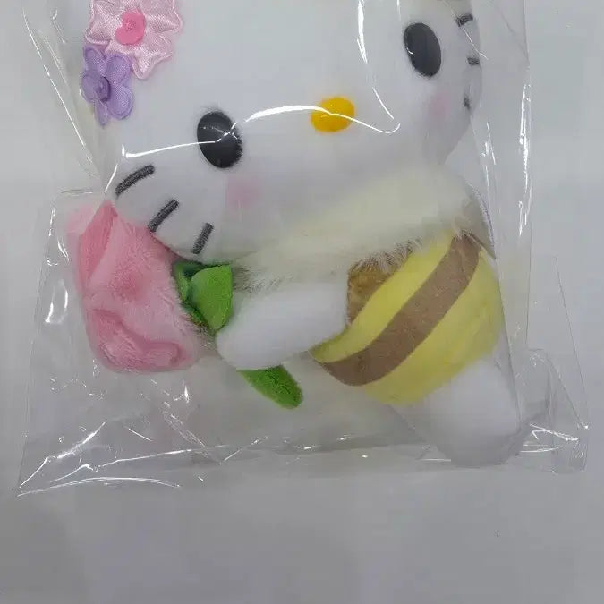 [BUNJANG] Sanrio Honeybee Kitty Original Plush Doll / (정품) 산리오 꽃을 사랑하는 꿀벌 벌꿀 키티