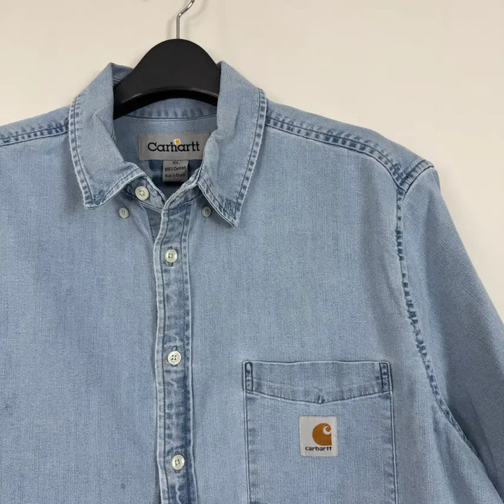 [BUNJANG] Carhartt Work Denim Shirt / b301) 칼하트 워크 청셔츠