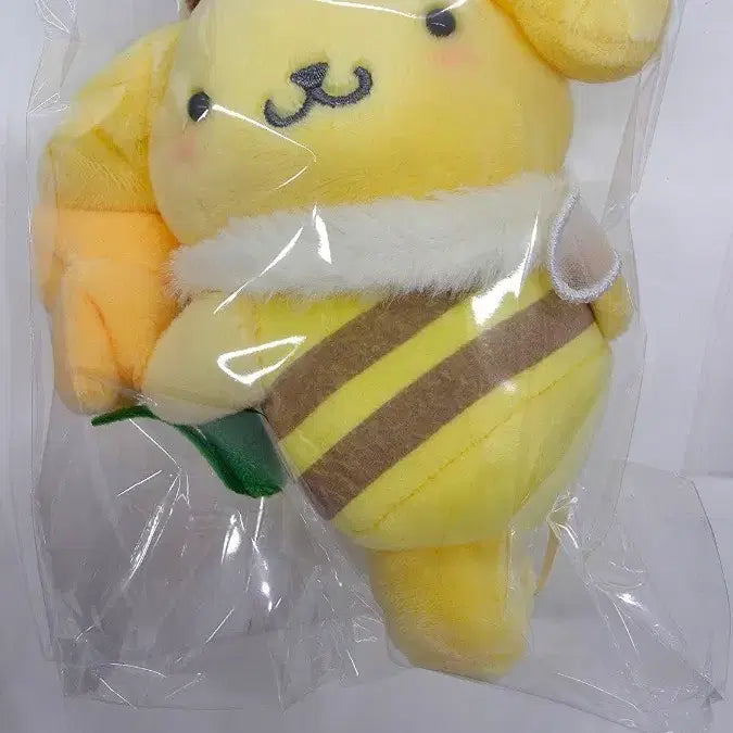 [BUNJANG] Sanrio Pom Pom Purin Honeybee Plush / (정품)산리오 꽃을 사랑하는 꿀벌 폼폼푸린 새상품