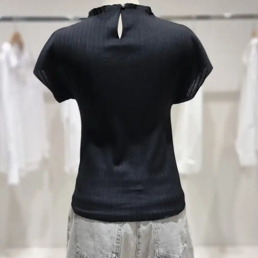 [SOLD OUT] 보브 반팔티 보트넥 블라우스 S