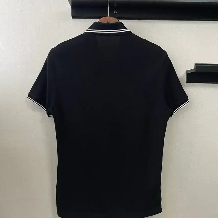 [SOLD OUT] 몽클레어 블랙 남성 반팔 폴로티셔츠 S