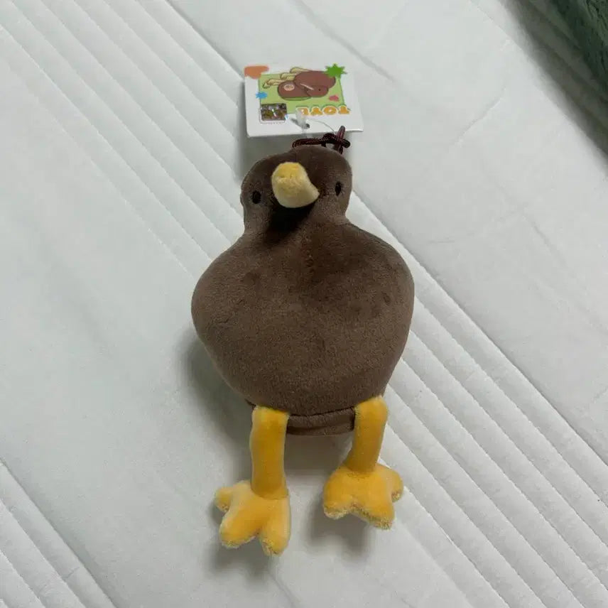 [BUNJANG] Kiwi Bird Plush Keychain / 키위새 인형키링