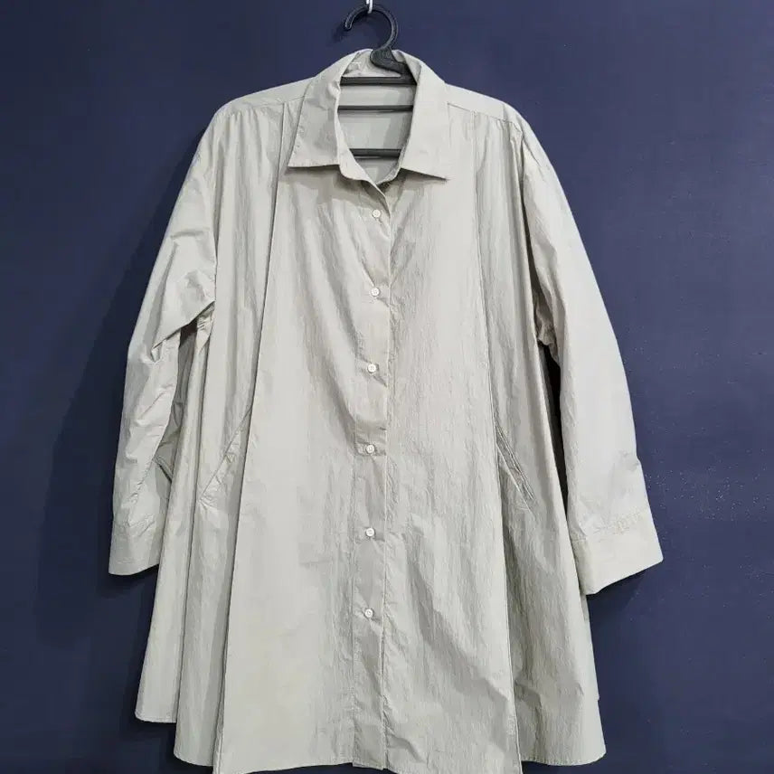 [BUNJANG] Pin-Tuck Shirt Style Free Jacket / 핀턱 셔츠식 프리 자켓(새상품)