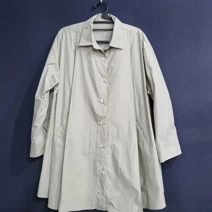 [BUNJANG] Pin-Tuck Shirt Style Free Jacket / 핀턱 셔츠식 프리 자켓(새상품)