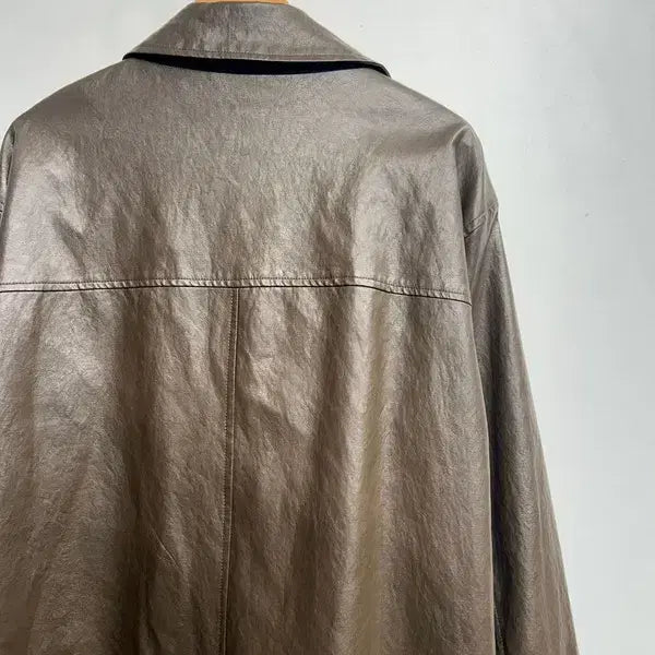 [SOLD OUT] 프리 파르티멘토 빈티지 레더 카 코트 가죽 블레이저 브라운