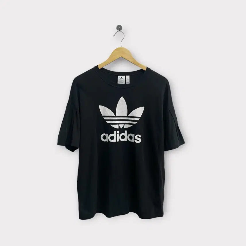 [BUNJANG] Adidas Trefoil Big Logo T-shirt / 아디다스 빅로고 트레포일 불꽃 티셔츠 L
