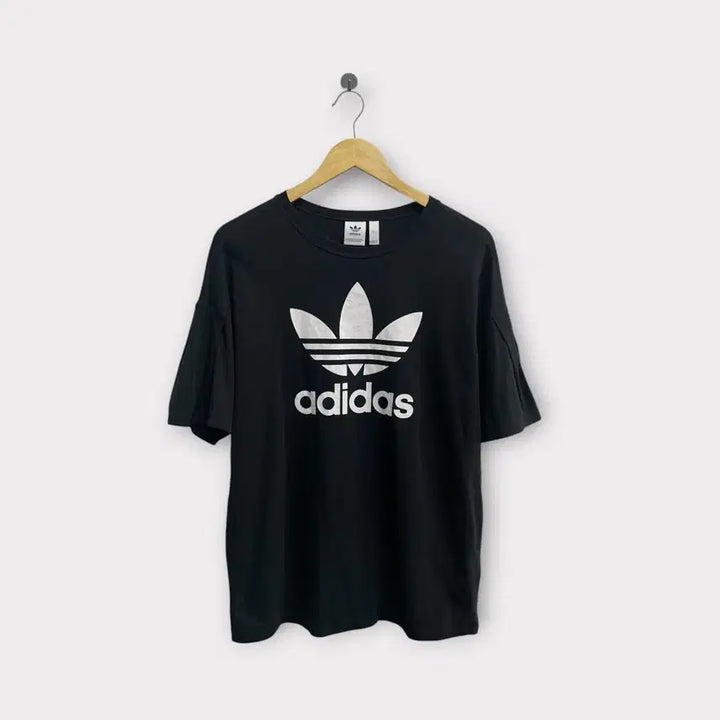 [BUNJANG] Adidas Trefoil Big Logo T-shirt / 아디다스 빅로고 트레포일 불꽃 티셔츠 L