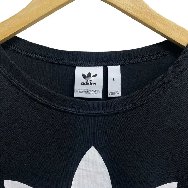 [BUNJANG] Adidas Trefoil Big Logo T-shirt / 아디다스 빅로고 트레포일 불꽃 티셔츠 L